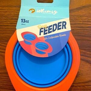 Pet Travel Water & Feeder Bowls Detachable